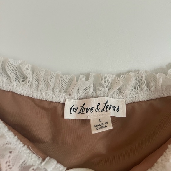 For Love And Lemons Lace-Up Bodysuit - Picture 4 of 7